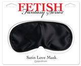 Fetish Fantasy Satin Love Mask Black O/S