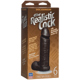 The Realistic Cock - 6 Inch Brown