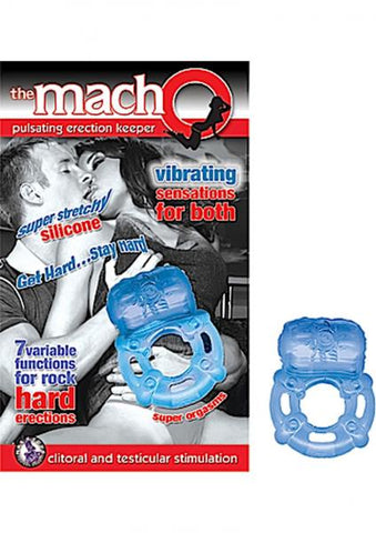 Macho Pulsating Erection Keeper (Blue)