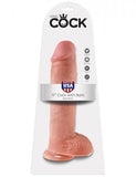 King Cock 11" Cock - Beige