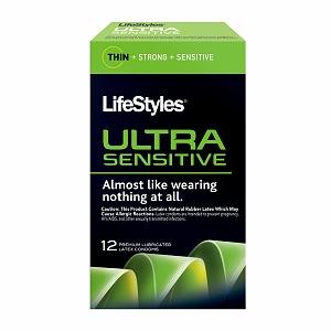 Lifestyles Ultra Sensitive Condoms 12 Pack