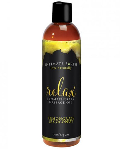 Intimate Earth Relax Massage Oil 4oz