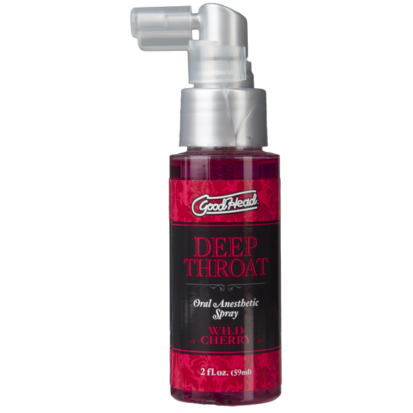 Goodhead Deep Throat Oral Anesthetic Spray Wild Cherry 2oz