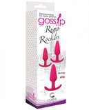 Gossip Rump Rockers 3 Piece Anal Training Set Pink