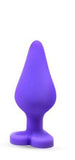 Naughtier Candy Heart Purple Butt Plug