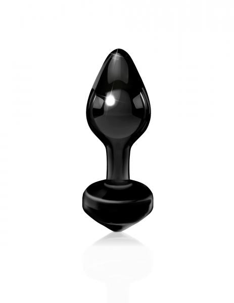 Icicles No. 44 Black Glass Butt Plug