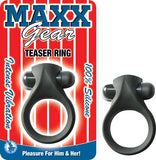 Maxx Gear Teaser Ring Black Vibrating Cockring