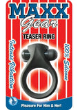 Maxx Gear Teaser Ring Black Vibrating Cockring