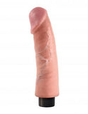 King Cock 9 inches Vibrating Dildo Beige