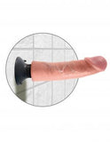 King Cock 9 inches Vibrating Dildo Beige