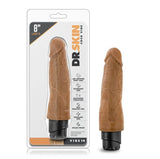 Dr. Skin - Cock Vibe - 8 Inch Vibrating Cock - Mocha