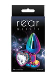 Rear Assets Mulitcolor Heart Medium Clear