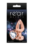 Rear Assets Rose Gold Heart Medium Clear