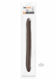 Dr Skin 16 inches Double Dildo Chocolate Brown