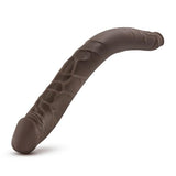 Dr Skin 16 inches Double Dildo Chocolate Brown