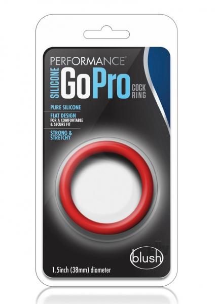 Performance - Silicone Go Pro Cock Ring - Red