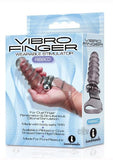 Vibrofinger Ribbed Finger Massager Smoke