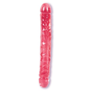 Jellies Jr Double Dong 12 Inch - Pink