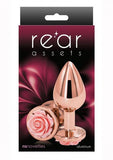 Rear Assets Rose Anal Plug - Medium - Pink