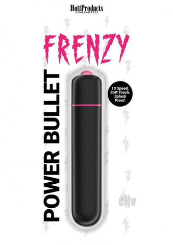 Frenzy - Power Bullet- Black - 10 Speeds