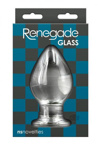 Renegade Glass Knight Anal Plug - Clear