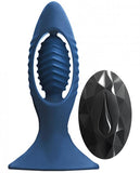 Renegade V2 Rechargeable Anal Plug With Remote - Blue