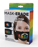 Maskerade Masks - Pride/gay Again/rainbow Kiss - 3-pack