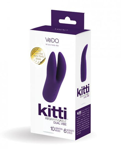 Vedo Kitti Rechargeable Dual Vibe Deep Purple