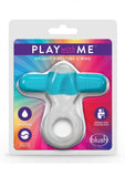 Play With Me - Delight Vibrating C-ring - Blue