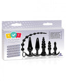 Try-Curious Anal Plug Kit Black