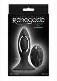 Renegade V2 Rechargeable Anal Plug With Remote - Black