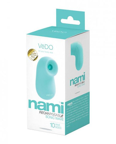 Vedo Nami Rechargeable Sonic Vibe Tease Me Turquoise