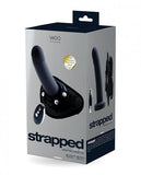 Vedo Strapped Rechargeable Strap-on Just Black