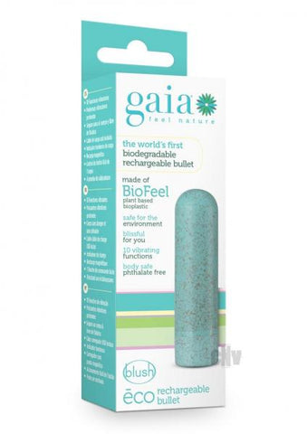 Gaia  Eco Rechargeable Bullet - Aqua