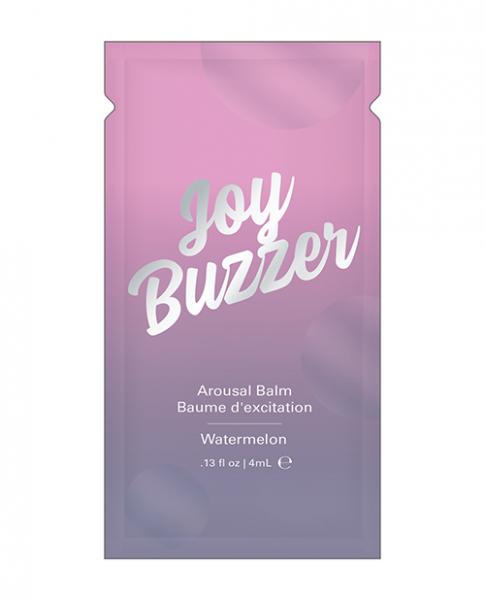 Joy Buzzer Clitoral Arousal Balm Watermelon (bulk Pack/24 Pcs) .13 Oz Foil