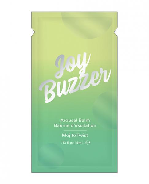 Joy Buzzer Clitoral Arousal Balm Mojito Twist (bulk Pack24 Pcs) .13 Oz Foil