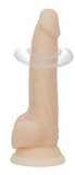 Naked Addiction Rotating & Vibrating Dong 8" Vanilla