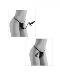 Hookup Crotchless Pleasure Pearls Black Fits Size S-l