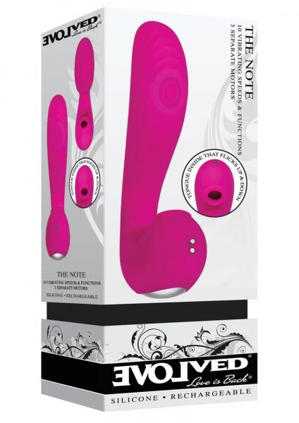 Evolved The Note Dual Stimulator - Magenta