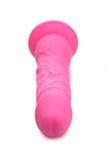 Lollicock Silicone Dildo Without Balls 7 In. Cherry