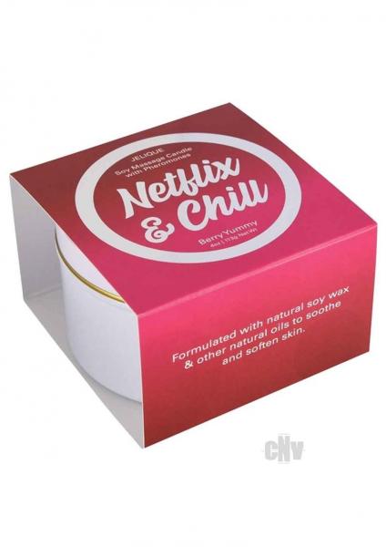 Netflix & Chill Massage Candle Netflix & Chill Berry Yummy 4 Oz/113 G