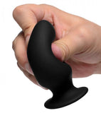 Squeezable Small Anal Plug - Black