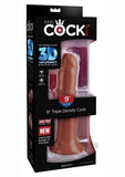 King Cock Plus 8 In. Triple Density Cock Brown