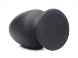 Squeezable Large Anal Plug - Black