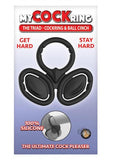 My Cockring The Triad Cockring & Ball Cinch Black