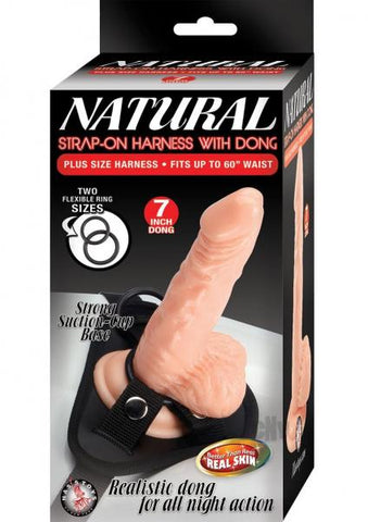 Natural Strap-On Harness With Dong