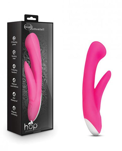 Hop - Cottontail Plus Dual Stimulator - Hot Pink