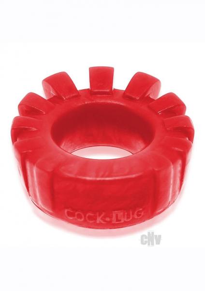 Oxballs Cock-lug Lugged Cockring Silicone Red