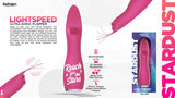 Stardust Lightspeed Flapper Tip Vibrator Magenta