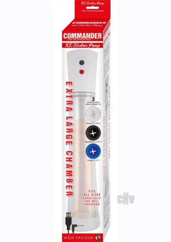 Commander Extra Large Electric Pump White